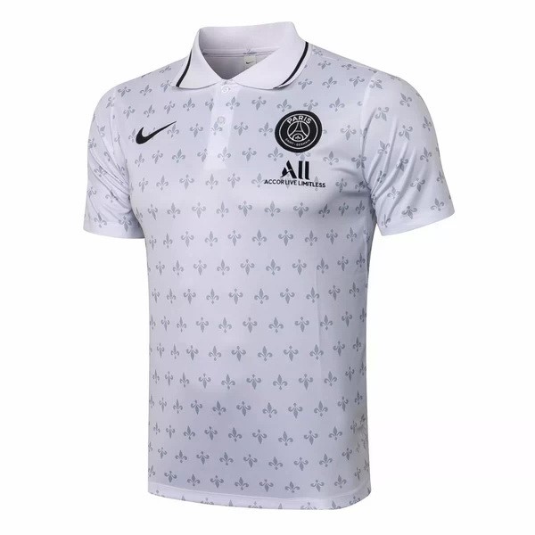 Polo Paris Saint Germain 2021-22 Blanco